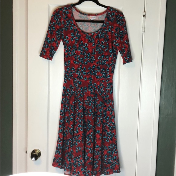 LuLaRoe Dresses & Skirts - Spring floral print Amelia dress by Lularoe